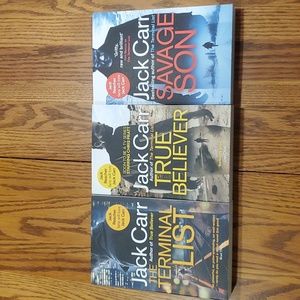 Jack Carr Terminal List series first 3 books